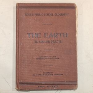 Early 1900's Geography Textbook